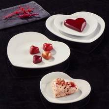 Güral Porselen Love 4 Parça Bone Pasta Takımı