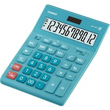 Casio Masaüstü 12 Haneli Hesap Makinesi Mavi GR-12C-LB-W-DP