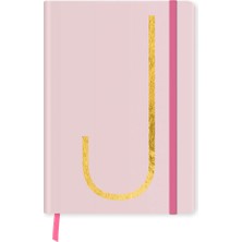 Fabooks Monogram Harf Baskılı Defter: J 40116-4