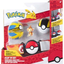 Pokemon Clip 'n' Go Poke Ball Kemer ve Figür Seti PKW4168