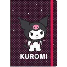 Kuromi A5 80 Yaprak Sert Kapak Çizgili Defter 410151-12