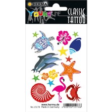 Herma Young Line Renkli Tattoo Okyanus 15178