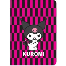 Kuromi 18.5X26 40 Yaprak Stickerli Tel Dikişli Çizgili Defter 381851-12