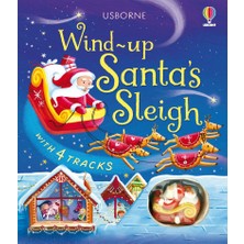 Usborne Publishing Wind-Up Santa's Sleigh Kitabı Kolektif Yazar Normal Boy Ciltsiz 10 Sayfa