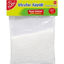 Bu-Bu Strafor Köpük Beyaz Ponpon BUBU-KP0037