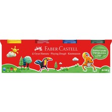 Faber-Castell Oyun Hamuru 4X100GR Klasik Renkler 5170000041000