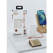 Fulltech Aura Akse Mini 10000 Mah Pd 22.5W Dahili Kablolu Powerbank