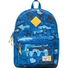 Herschel x LEGO Heritage Çocuk Sırt Çantas Abstract Bricks Blue