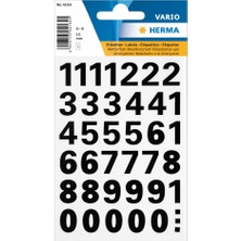 Herma Vario Rakam Etiket 0-9 15MM Siyah 4164