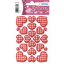 Herma Sticker Decor Cross-Hatched Hearts 3361