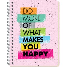 Deffter Just A5 Spiralli Sert Kapak Çizgili Defter Do More