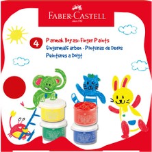 Faber-Castell Little Creatives Parmak Boyası 4 Renk 000040