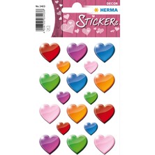 Herma Decor Etiket Renkli Kalpler 3403
