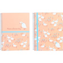 Ancor B'log Goose A5 Spiralli Çizgili Defter 111521