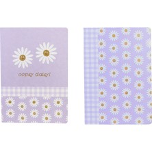 Ancor B'log Flowers A5 Zımbalı Kareli Defter 111828