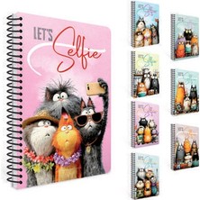 Gıpta Voyage Spiralli Ofset Cr Pp Kapak A4 80 Yaprak Çizgili Defter 7916