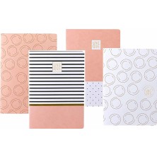 Ancor Unique A5 Zımbalı Kareli Defter 94985