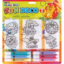 Amos Cam Boyama Seti Sun Deco 10.5 ml 6 Adet Pleksi SD10B6-D1