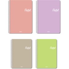 Colornote Papirüs Pastel A4 Spiralli Pp Kapak 72 Yaprak Kareli Defter