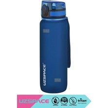 Uzspace 500ML-650ML-800ML-1000ML Klasik Soft-Touch Serisi Askılı Akıtmaz Tritan Su Matarası