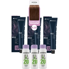 Alberobello Oksidan+Indola Pcc Saç Boyası 60 Ml. (3'er Adet)