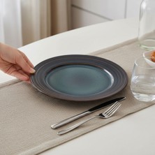 GÜRAL PORSELEN Güral 6 Adet 27 Cm Servis Tabağı Reaktif Oasis  1131