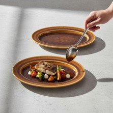 GÜRAL PORSELEN Güral 2 Adet 29 Cm Kayık Tabak Reaktif Saura 137