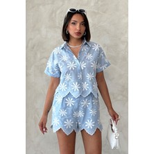 Very Moda Nakışlı Gömlek | D2858