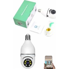 TeknoKapsül Güvenlik Kamerası Wi-Fi Özellikli 360 Derece Full Hd 1080P Ampül Kamera -