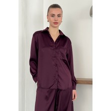 Very Moda Saten Gömlek - | F2062