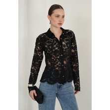 Very Moda Brode Danteli Gömlek - | F2081