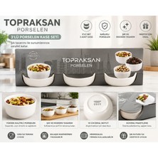 Özne Topraksan 3'lü Seramik Çerezlik