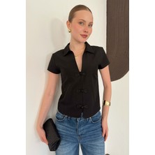 Very Moda Çin Düğmeli Gömlek | D3048