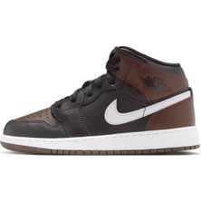 Nike Jordan Mid Leather Unisex Sneaker Hakiki Deri Bilekli Günlük Spor Ayakkabı Kahverengi