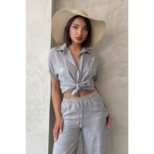 Very Moda Nakışlı Gömlek - | D2789