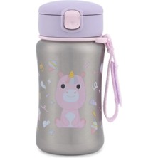 Skip Hop Besties Squad Paslanmaz Çelik Pipetli Suluk Unicorn