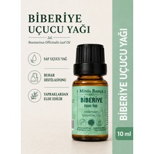 Minia Bahçe Biberiye Uçucu Yağı – 10 ml | Saf ve Katkısız Bitkisel Uçucu Yağ