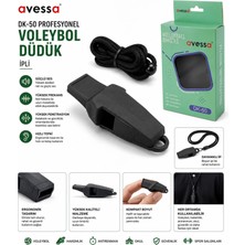 Avessa Dk-50 Profesyonel Voleybol Düdüğü – Boyun Ipi Dahil - Güçlü Ses