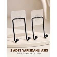 Valor Ikili Duvar Tipi Yapışkanlı Askılık Pratik Ev Düzenleme Askısı