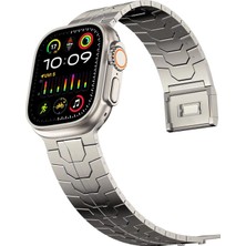 Hype Store Minesk Watch ile Uyumlu Titanyum Serisi Manyetik Tokalı Hafif ve Rahat Çelik Kordon Kayış (42-44-45-