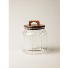 Minihol Tulip Akasya Kapaklı Cam Kavanoz (2000 Ml)