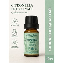 Minia Bahçe Sitronella Uçucu Yağı % 100 Saf ve Doğal 10 ml ( Citronella Oil )