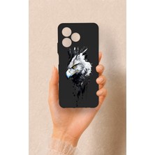Vip Case Realme C53 Uyumlu Bald Eagle Desenli Silikon Kılıf
