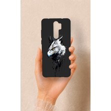 Vip Case Redmi Note 8 Pro Uyumlu Bald Eagle Desenli Silikon Kılıf