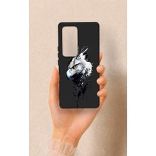 Vip Case Vivo V30 Uyumlu Bald Eagle Desenli Silikon Kılıf