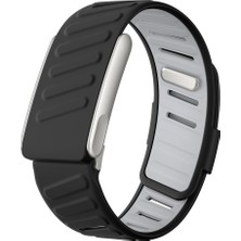 AktarMobile Whoop 5.0 uyumlu Silikon Kordon Metal Tokalı Premium Spor Kayış Bileklik