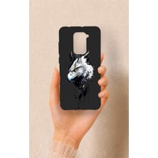 Vip Case Redmi Note 9 Uyumlu Bald Eagle Desenli Silikon Kılıf