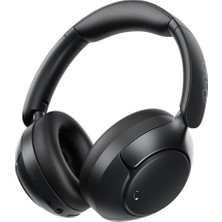 TeknoKapsül Qcy H3 Pro Hybrid Anc Hi-Res Ldac Bluetooth 5.4 Kafaüstü Kablosuz Kulaklık Çift Cihaz Desteği Siyah