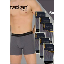 Mataş Tatkan - 6'lı - Penye Modal Erkek Boxershort