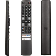 Parmis Tcl Uyumlu RC901V Far1 Netflix Stan Prime Video Disney+ Tuşlu Ses Komutlu Lcd-Led Tv Kumandası